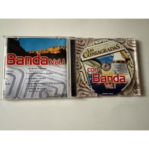Various Artists Las Consagradas Con Banda Vol 1 CD Import Mexico Play Tested - Picture 4 of 6